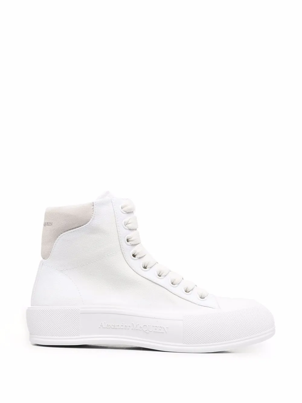 фото Alexander mcqueen высокие кеды deck