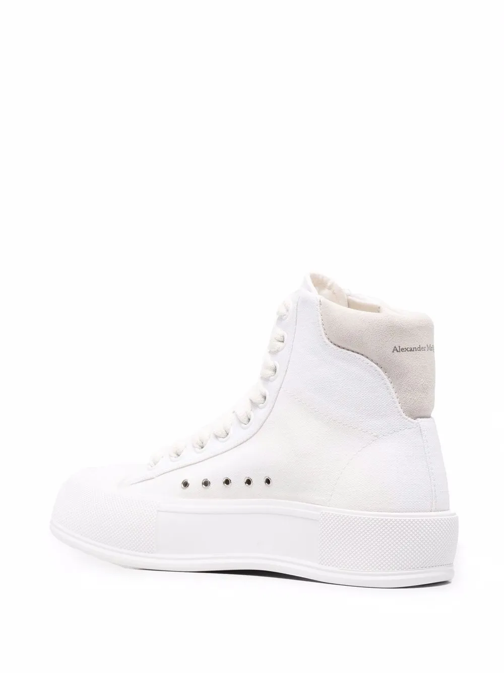 фото Alexander mcqueen высокие кеды deck