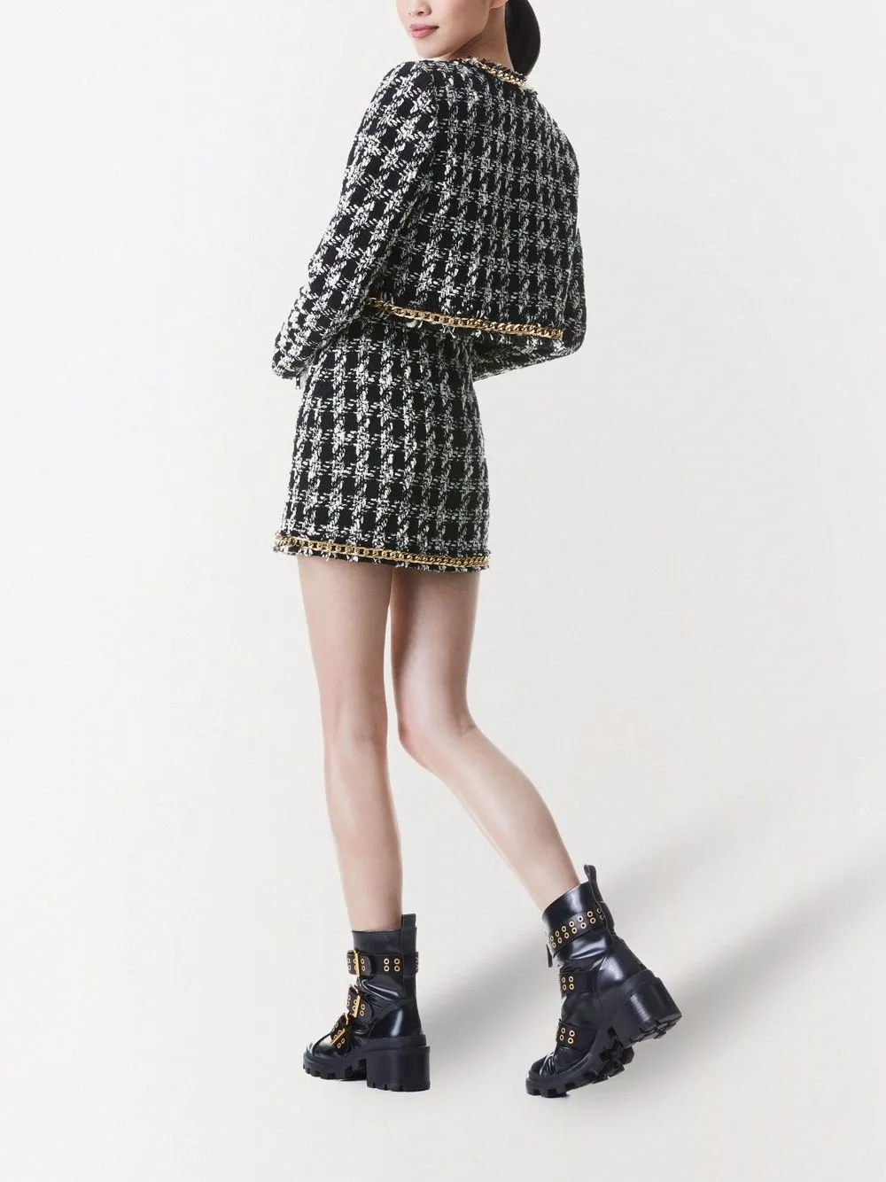 фото Alice+olivia юбка мини elana с цепочкой