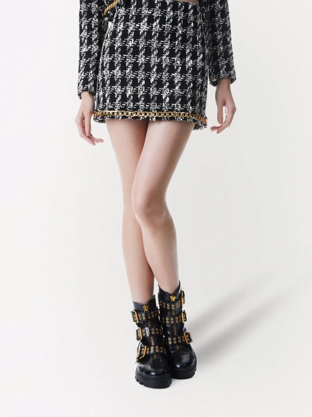 фото Alice+olivia юбка мини elana с цепочкой