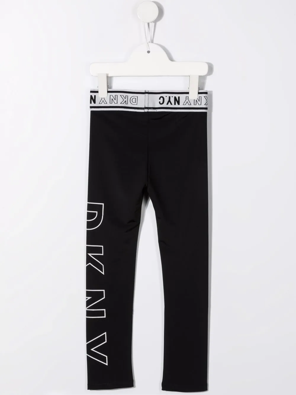 Dkny Kids Legging met logoband - Zwart