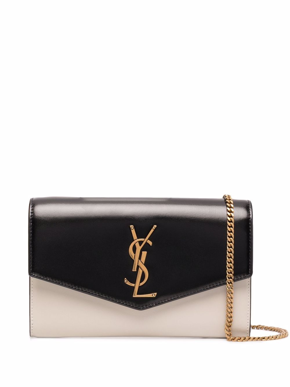 фото Saint laurent клатч с цепочкой и логотипом ysl