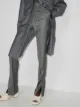 Image 2 of Materiel side split wool tailored trousers
