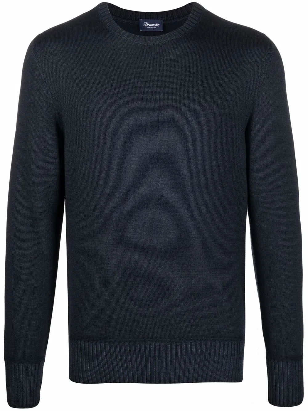 

Drumohr crew-neck merino jumper - Blue