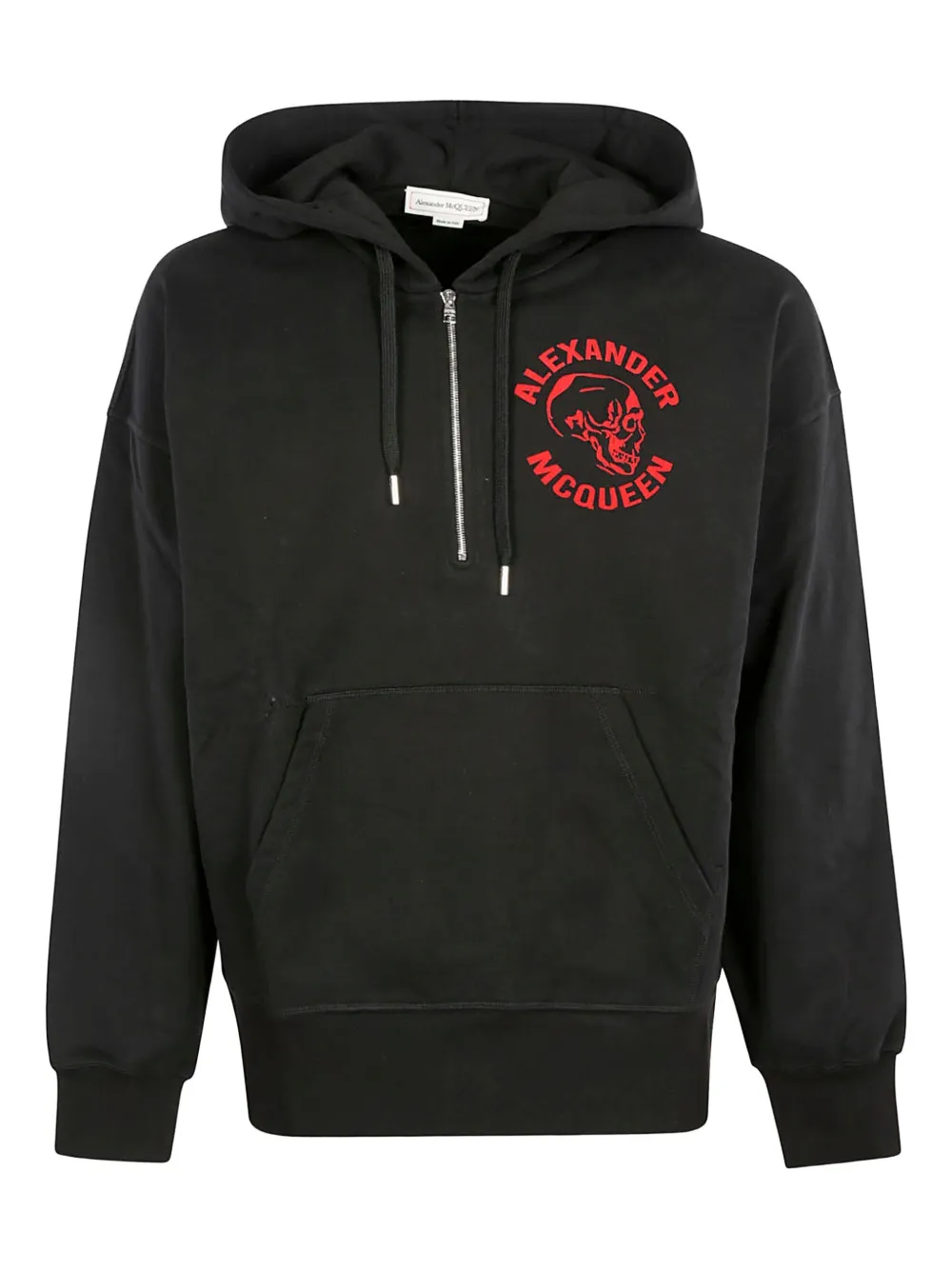 Alexander McQueen skull-print hoodie | Black | Image 1