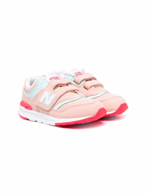 New Balance Kids touch-strap low-top sneakers 