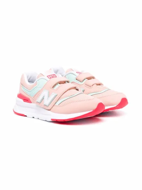 New Balance Kids touch-strap low-top sneakers 