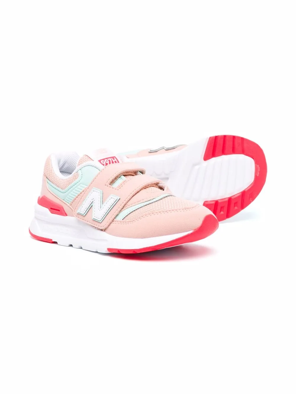 New Balance Kids Sneakers met klittenband - Roze