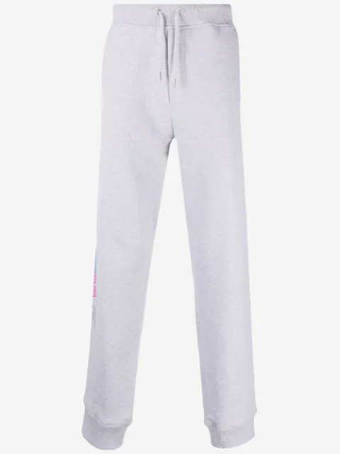 Helmut Lang 3D logo track pants