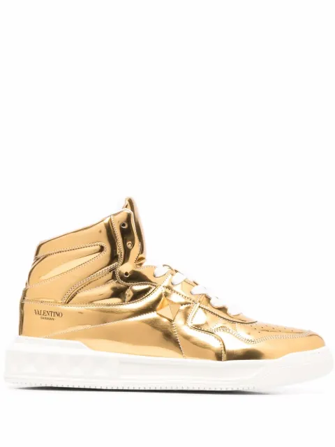 Valentino Garavani Sneakers im Metallic-Look
