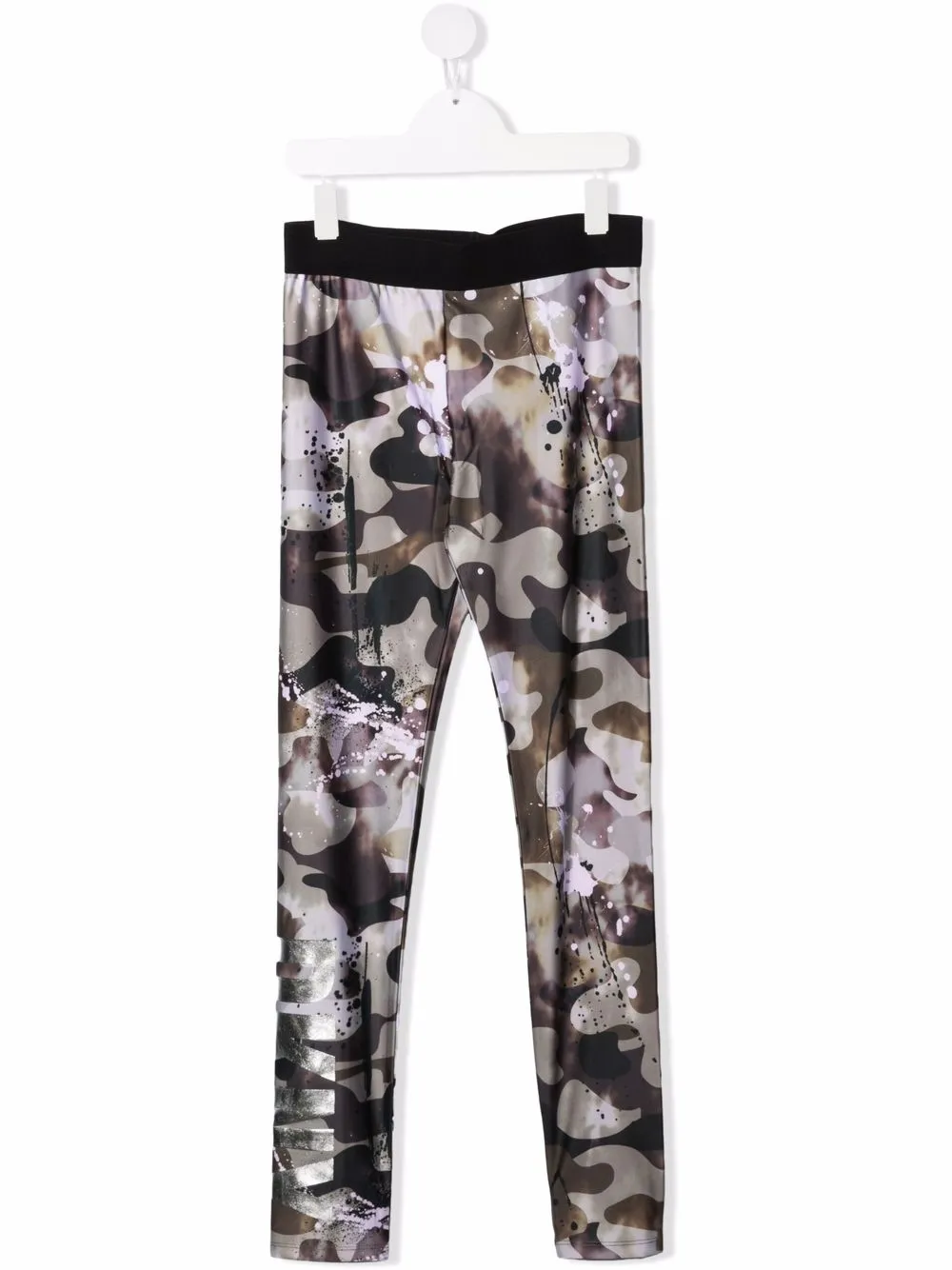 

Dkny Kids leggins con estampado militar - Verde