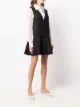 Valentino layered-effect semi-sheer shirt dress