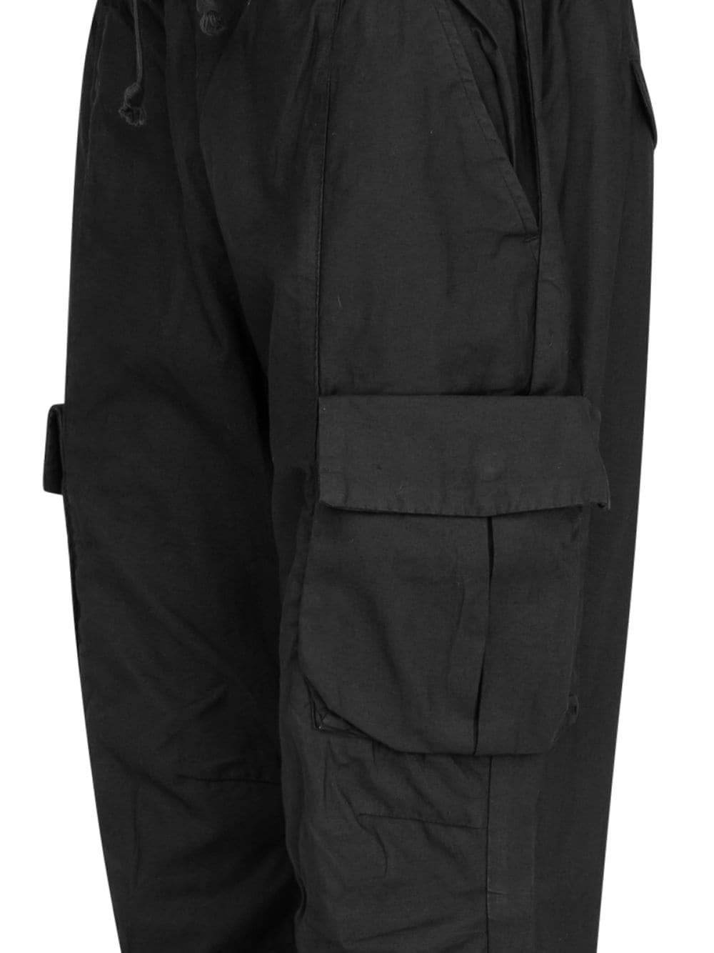 Shop John Elliott Straight-leg Cargo Trousers In Black