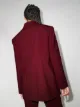 Materiel single button blazer jacket