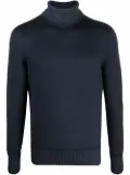 Drumohr roll-neck merino jumper - Blue