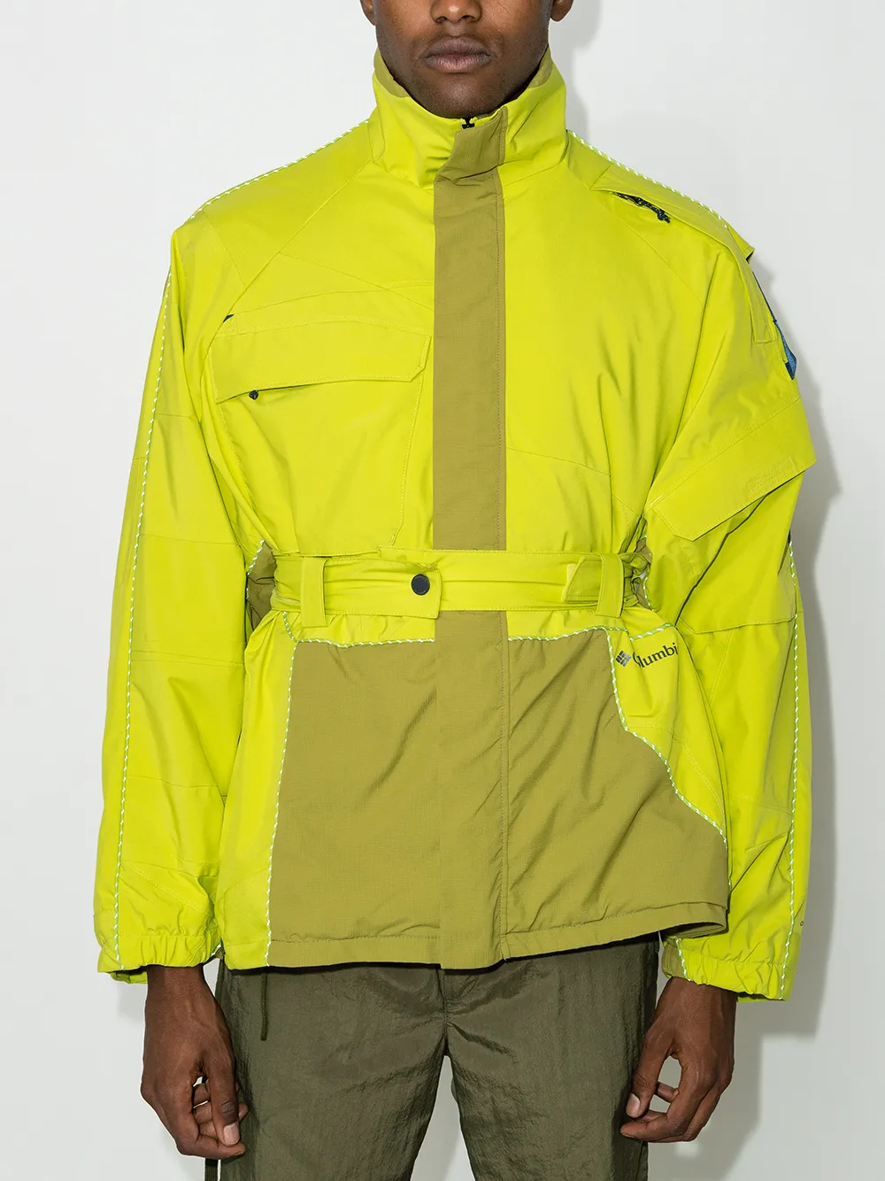 Image 2 of Robyn Lynch piped-trim high-neck sports jacket