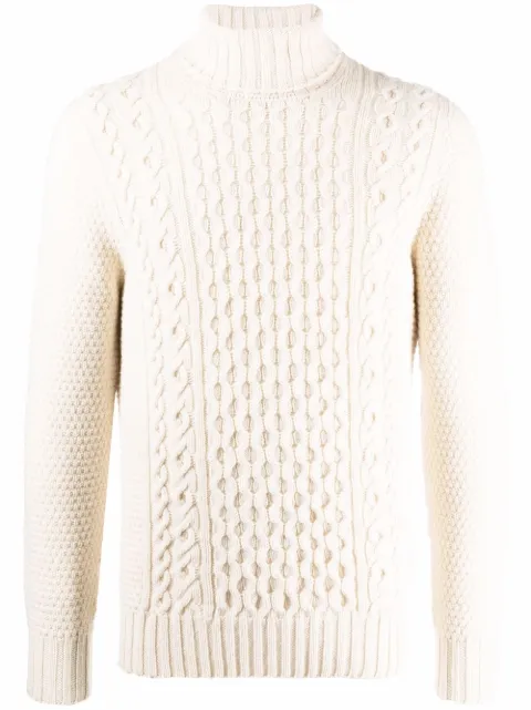 Drumohr jersey con cuello vuelto