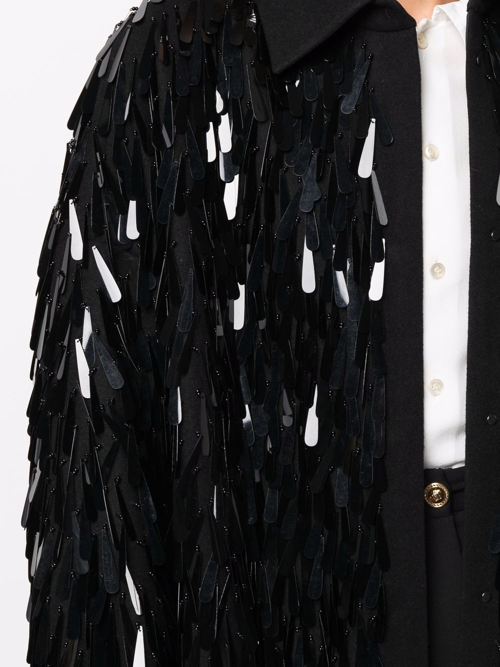 фото Valentino пальто с пайетками