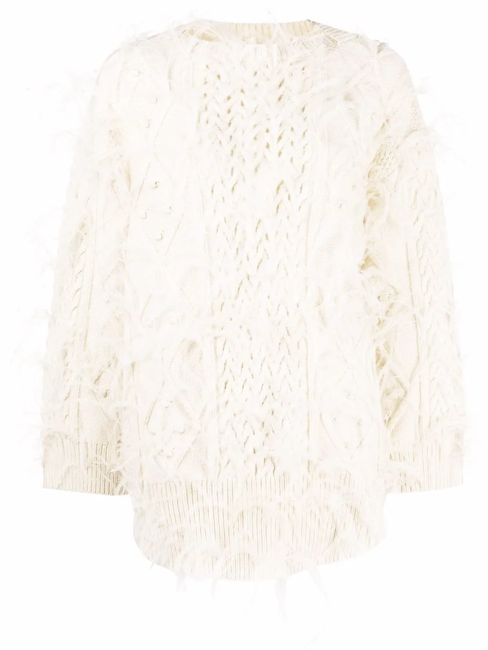 feather wool sweater