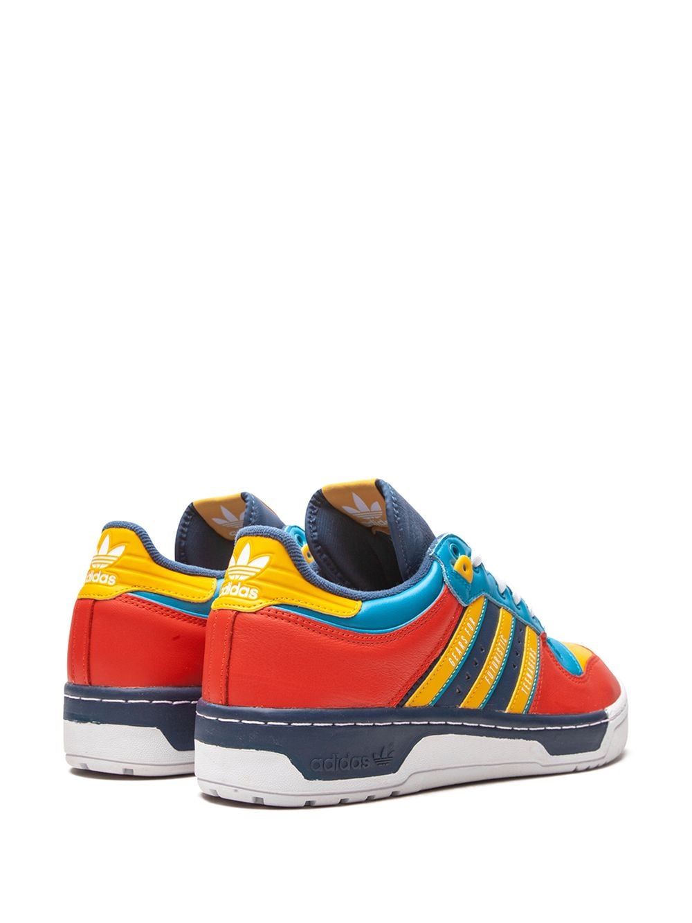 Shop Adidas Originals X Human Made Rivalry Low Sneakers In Blue