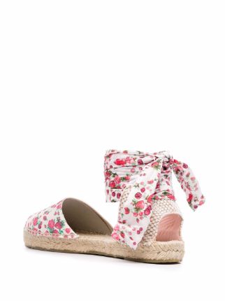 x LoveShackFancy Flat Valenciana espadrilles展示图