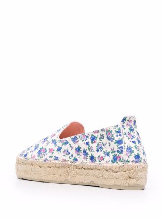 x LoveShackFancy floral espadrilles展示图