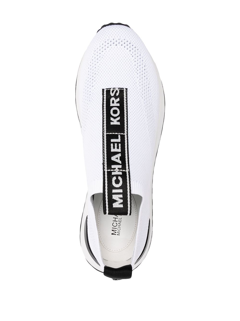 Shop Michael Michael Kors Bodie Slip-on Sneakers In White