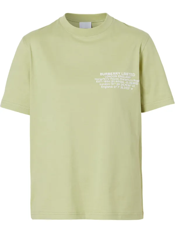 burberry estampado verde