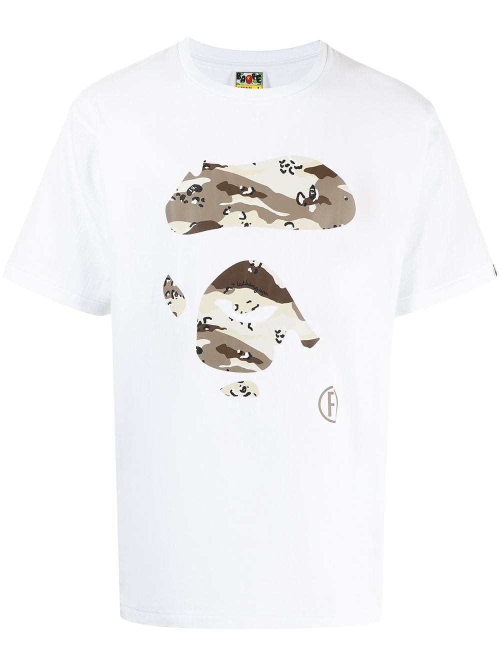 фото A bathing ape® футболка desert camo ape face