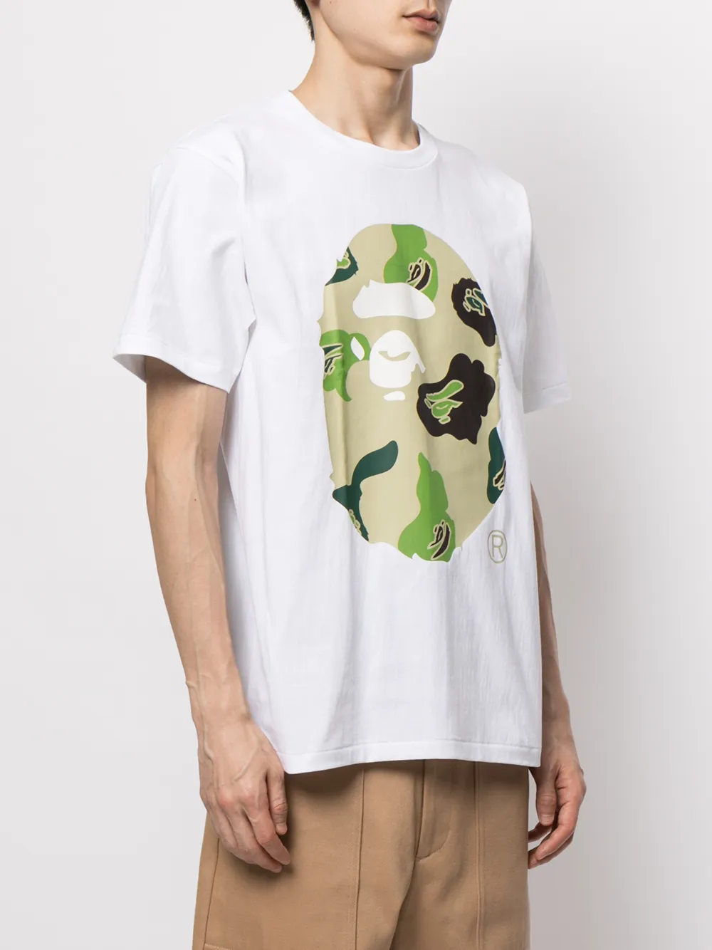 фото A bathing ape® футболка с графичным принтом