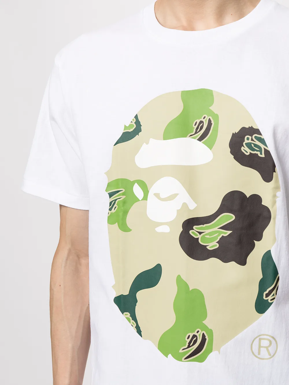 фото A bathing ape® футболка с графичным принтом