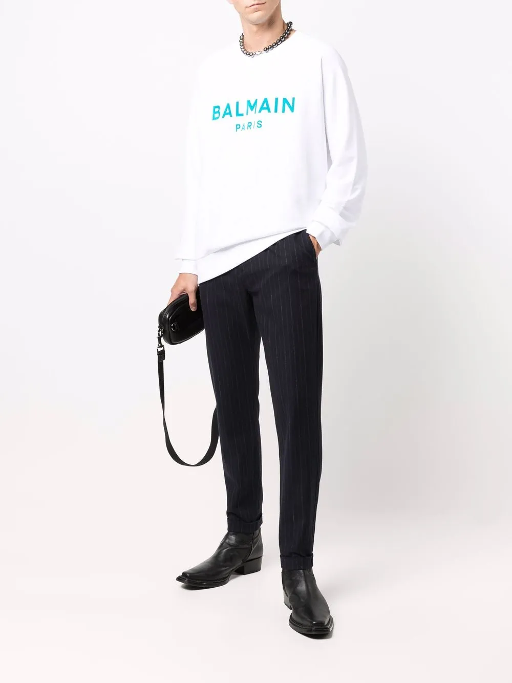 фото Balmain толстовка с логотипом