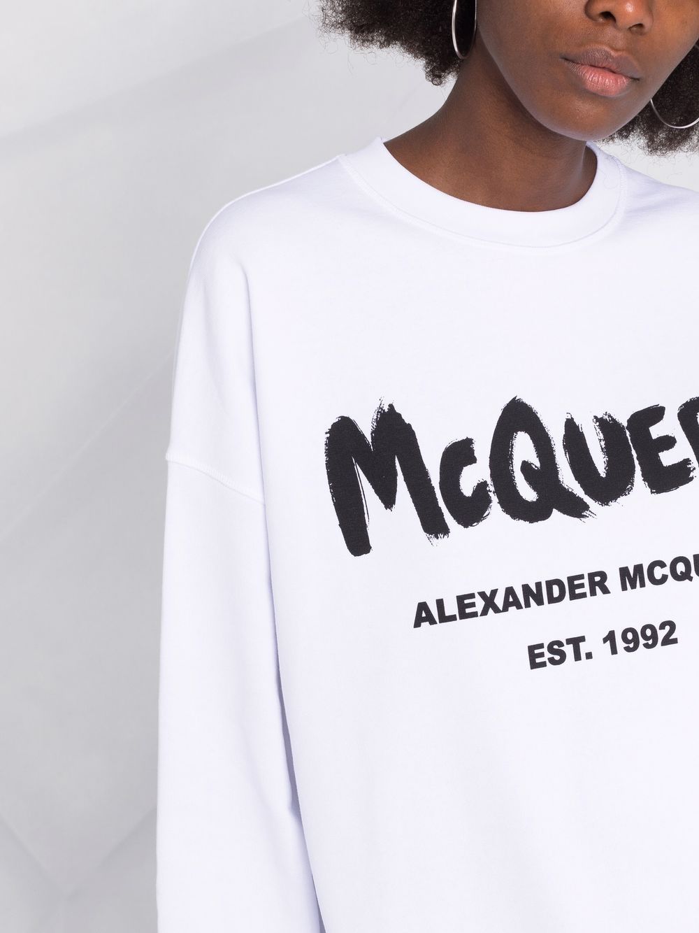 фото Alexander mcqueen толстовка с логотипом