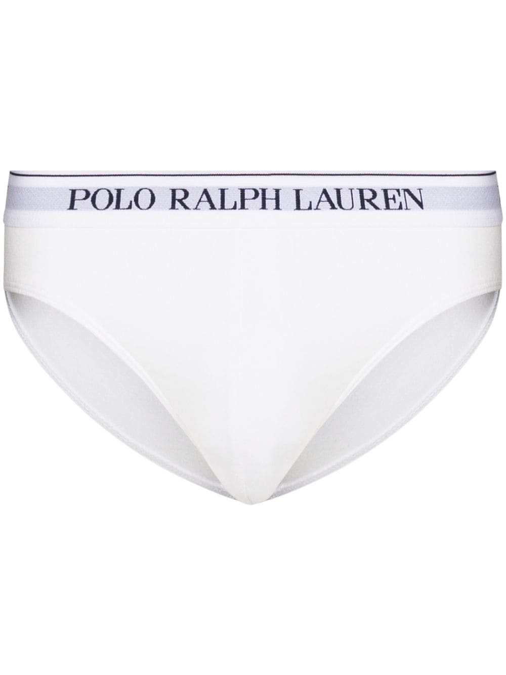 polo ralph lauren lot de trois slips à taille à logo - blanc