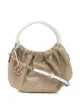 Imagem 1 de Michael Michael Kors Bolsa Annie metálica com alça de mão arredondada