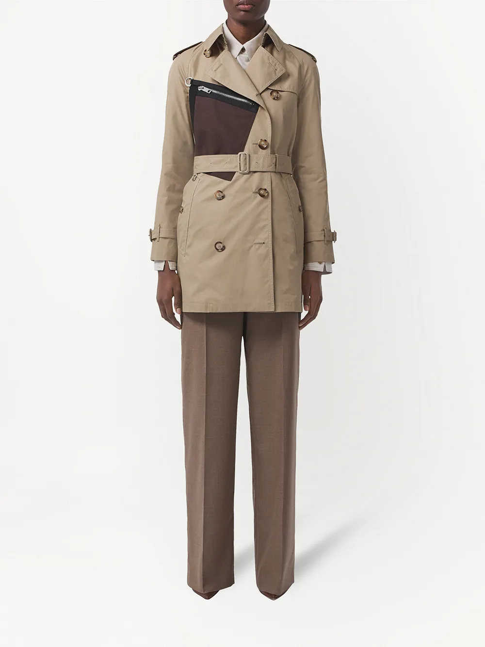 Imagem 2 de Burberry Trench coat com detalhe de bolso