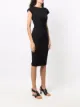 Rick Owens cap sleeve sheath dress