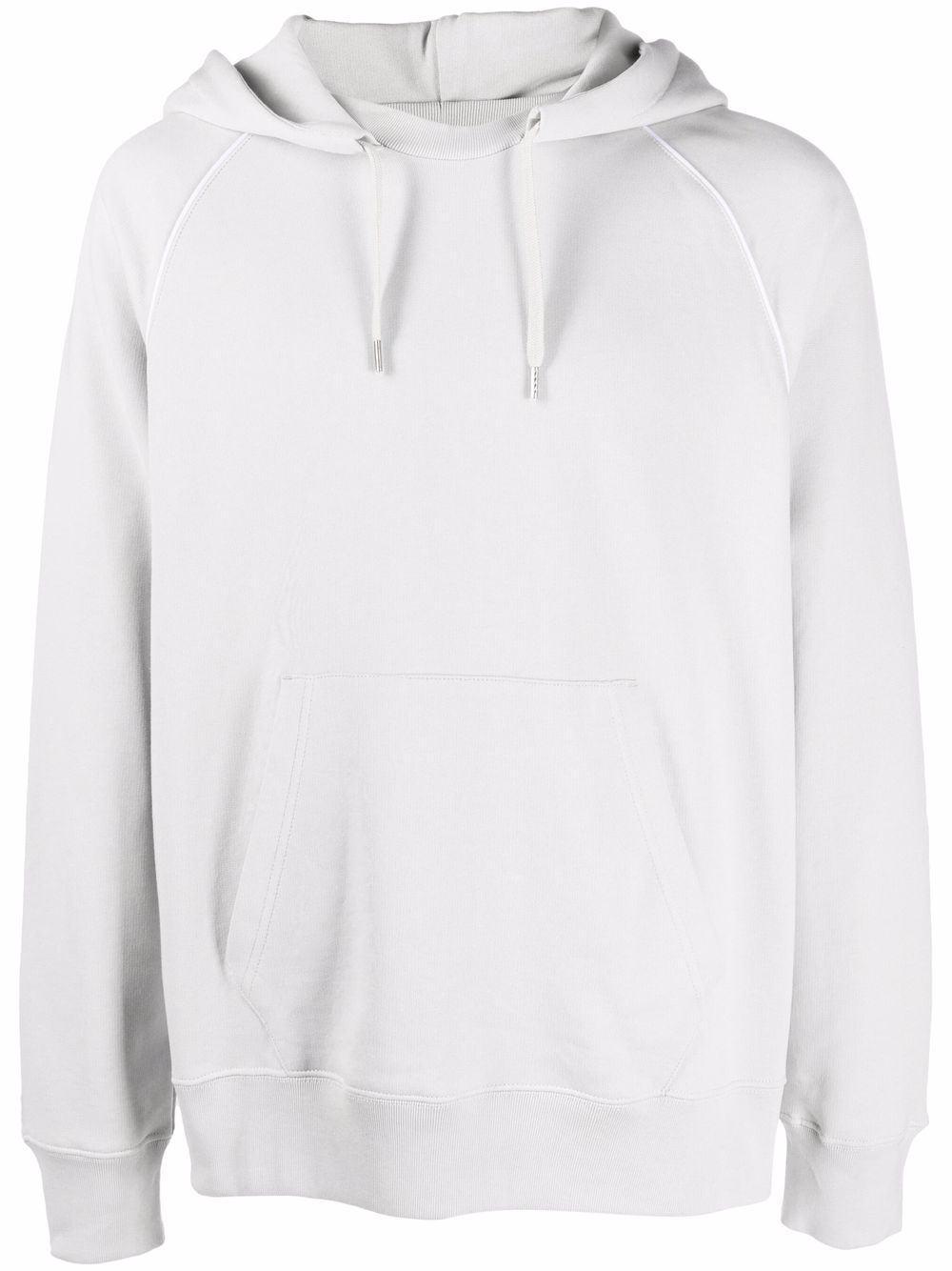 back-logo cotton hoodie