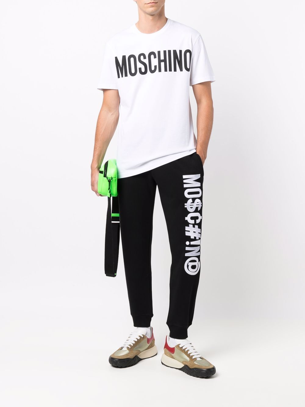 фото Moschino спортивные брюки с логотипом