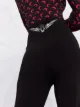 Marine Serre high-waisted graphic-detail pants