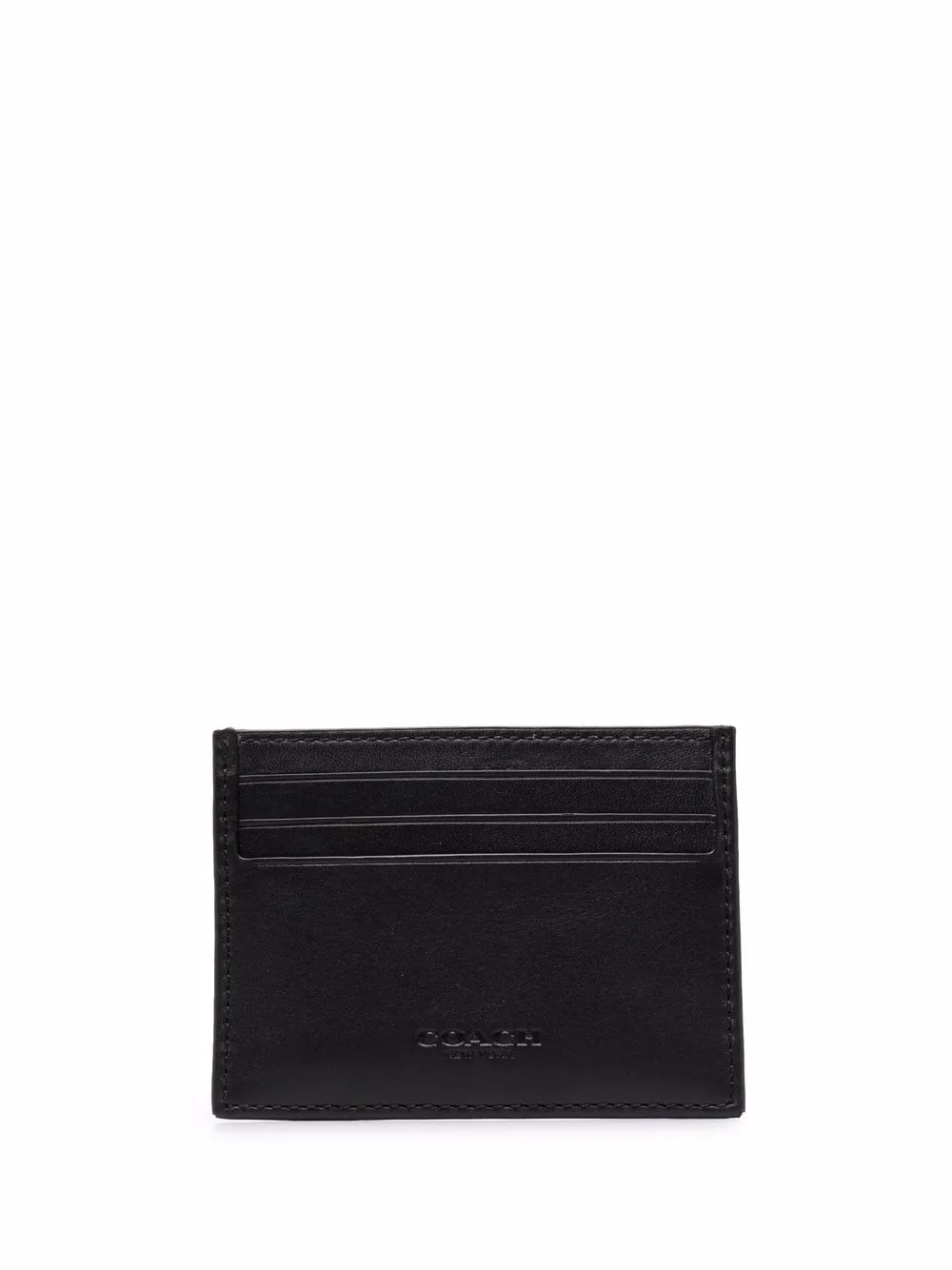 monogram-patterned cardholder