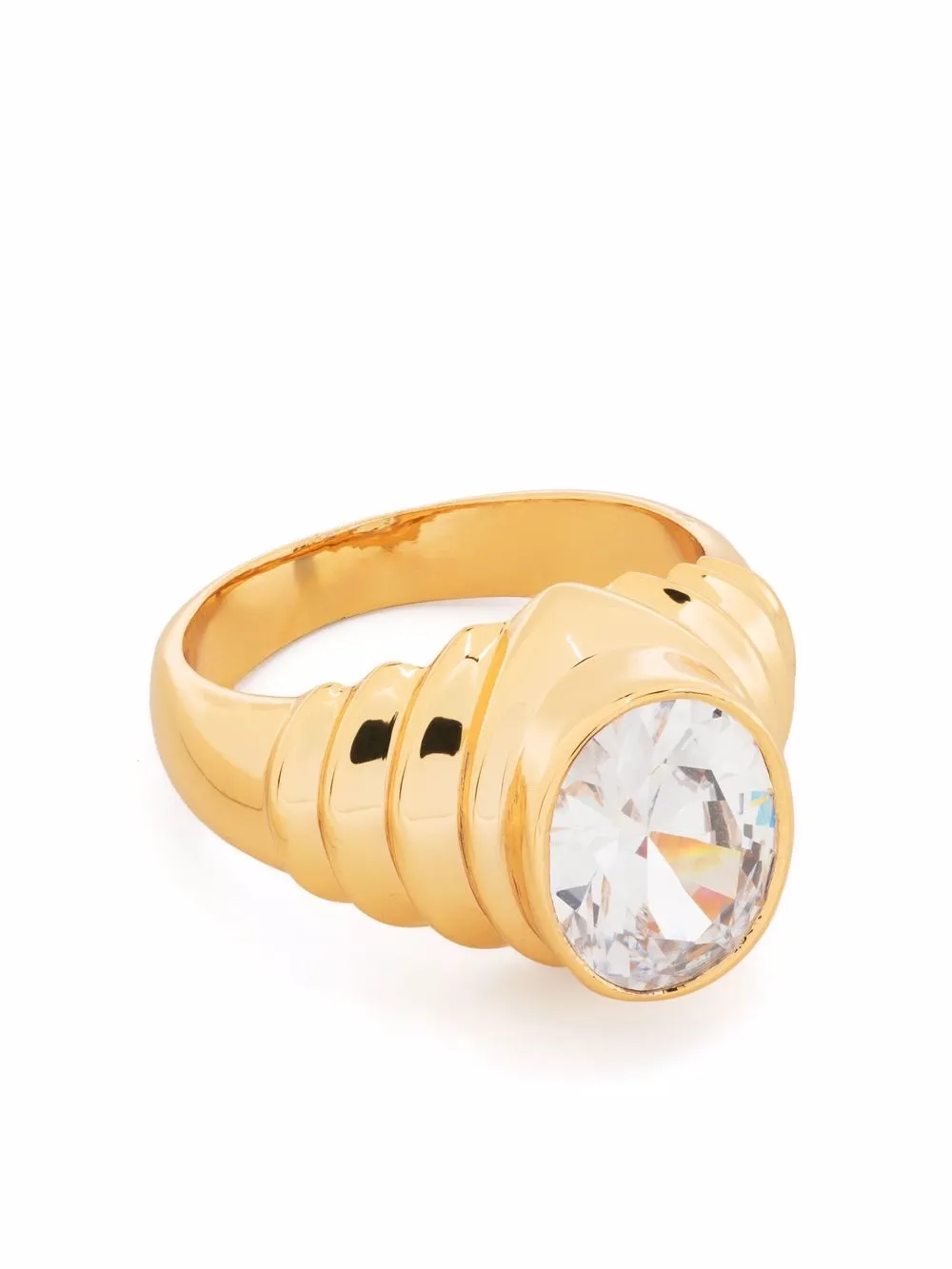 

Timeless Pearly anillo con detalles de cristal - Dorado