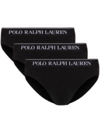 ＜Farfetch＞ Polo Ralph Lauren ロゴ ブリーフ セット - ブラック画像