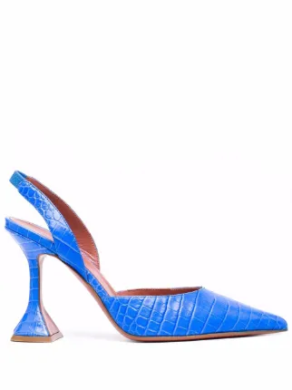 Amina Muaddi Holli 95mm Slingback Pumps 