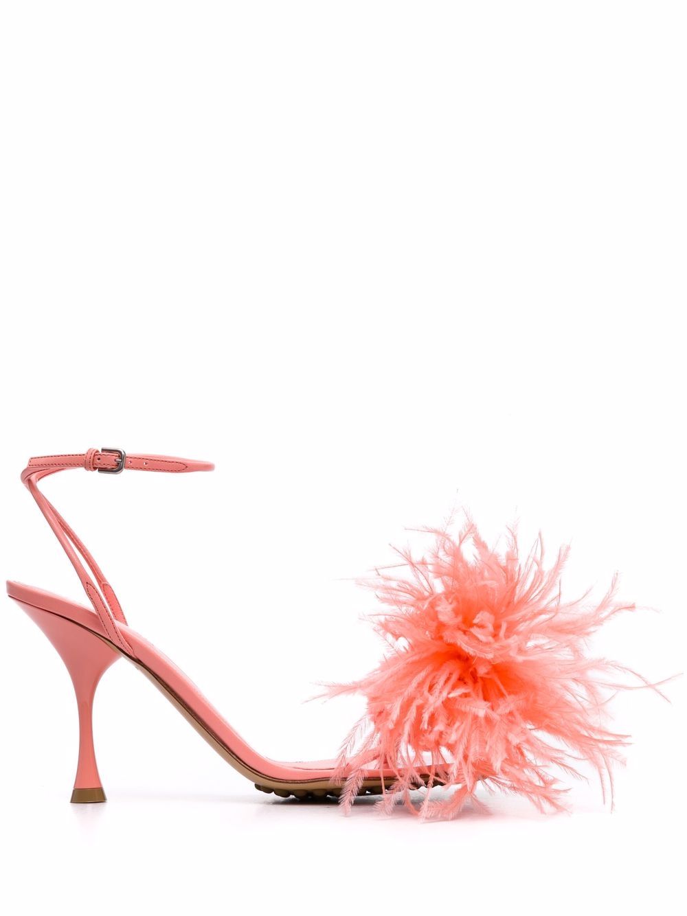 bottega feather dot sandals