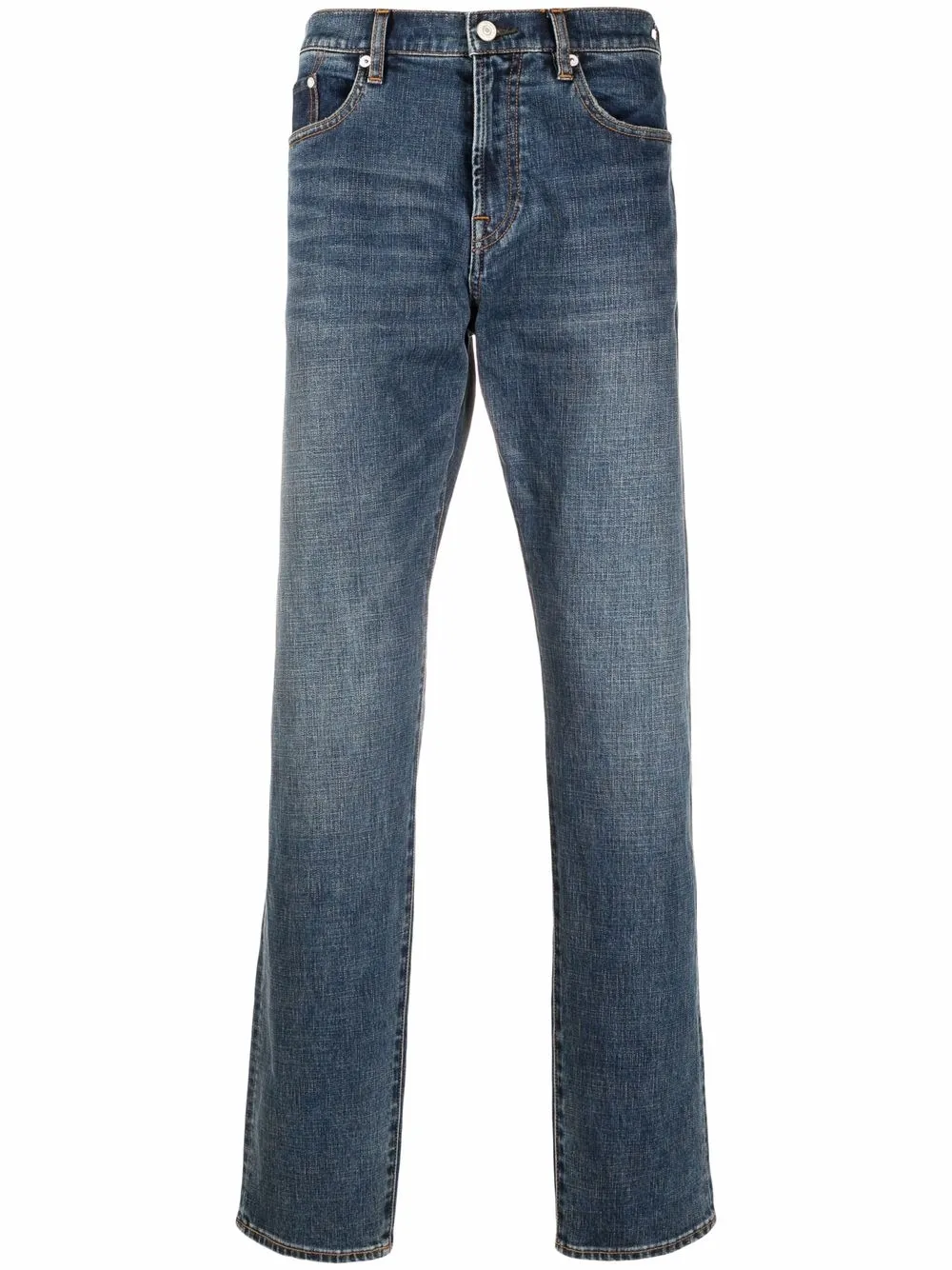 straight-leg jeans