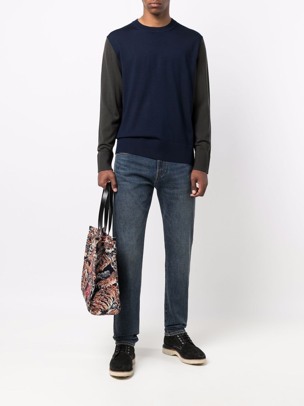 Shop Ps By Paul Smith Straight-leg Jeans In Blau