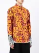Black Comme Des Garçons x Filip Pagowski print cut-out cuff shirt