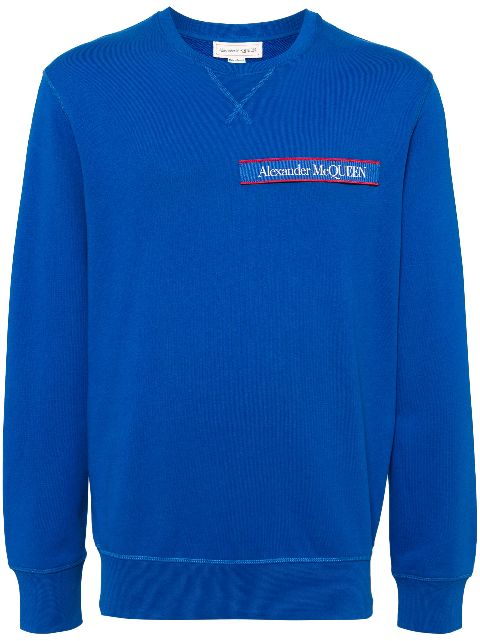 Alexander McQueen logo-patch sweatshirt Men