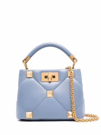 Valentino Garavani Small Roman Stud Leather Bag - Farfetch